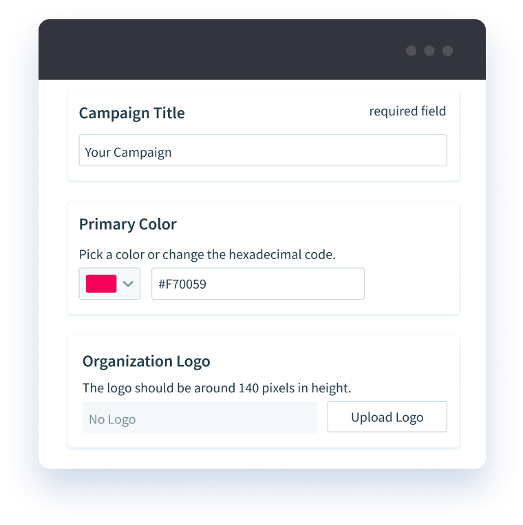 Create a Donorbox Campaign