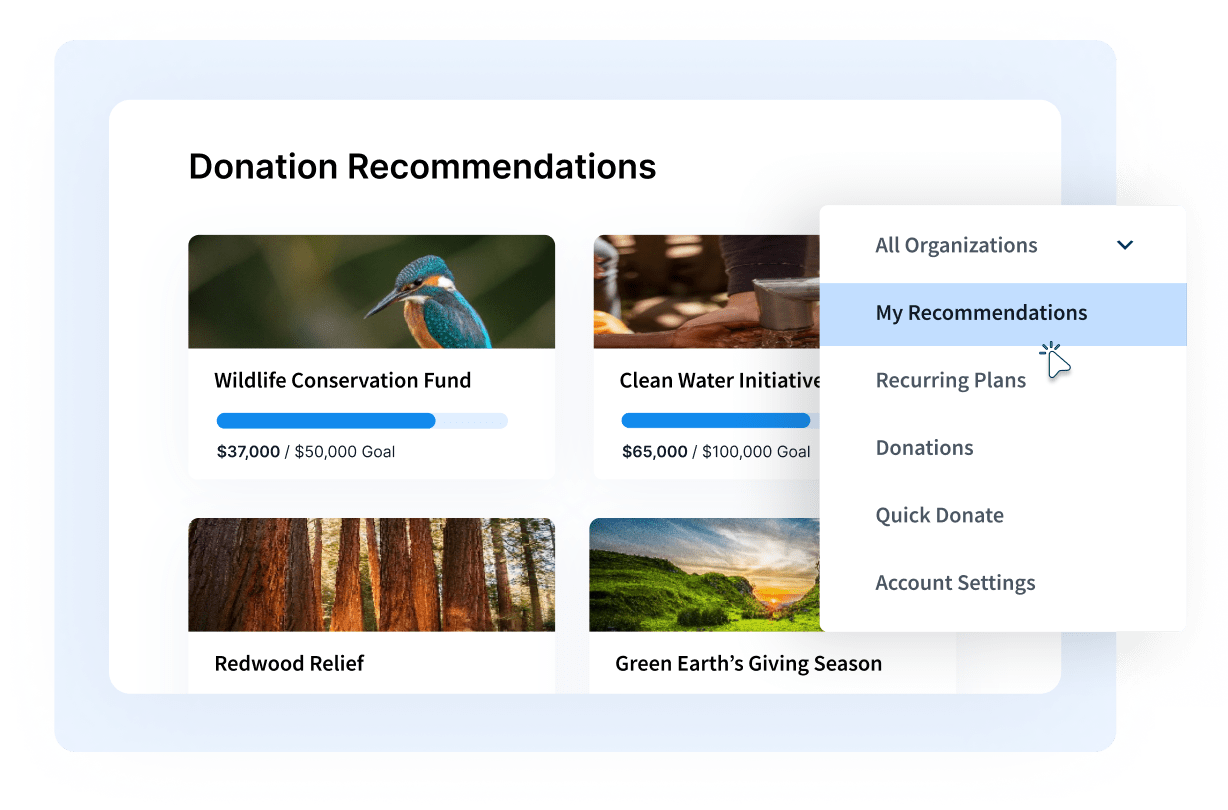More donations for your campaigns with My Recommendations