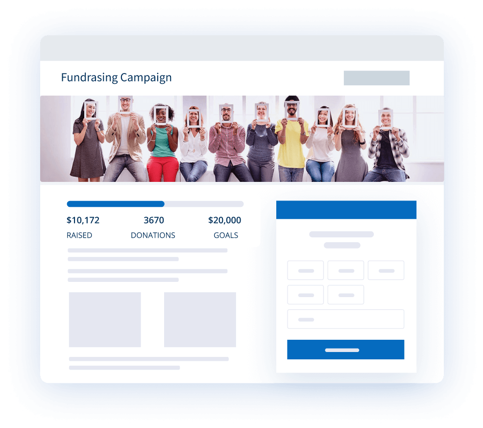 Super-easy fundraising for nonprofits and charity organizations