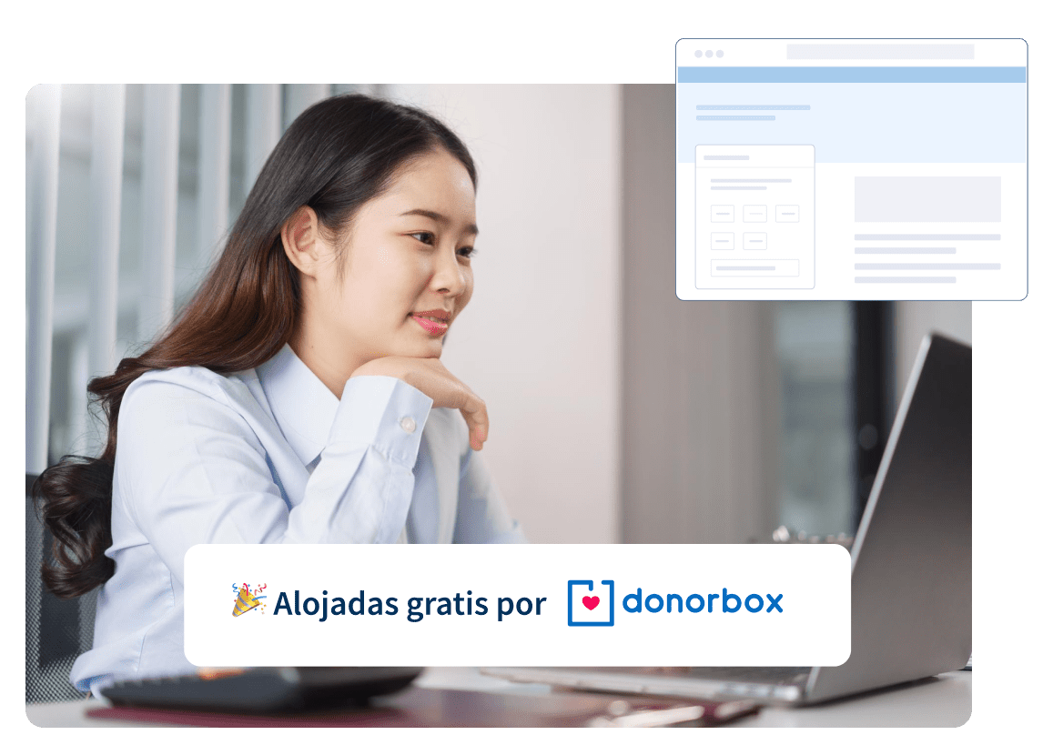 Páginas de donación ilimitadas