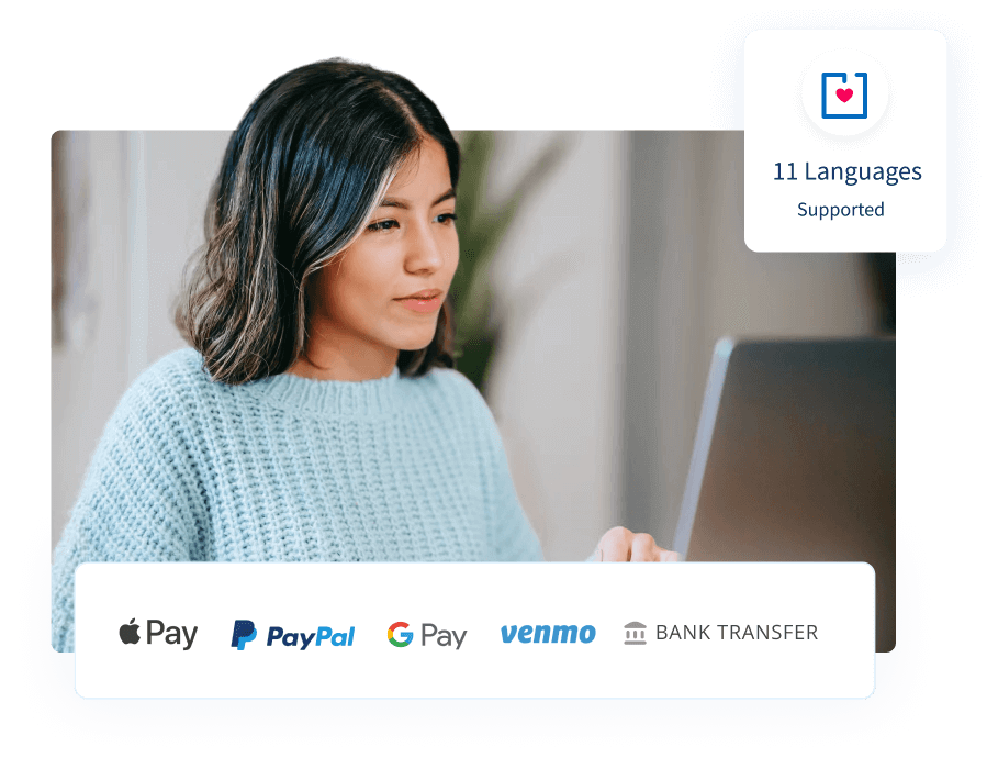 11 languages, 44 currencies, next-gen payment methods