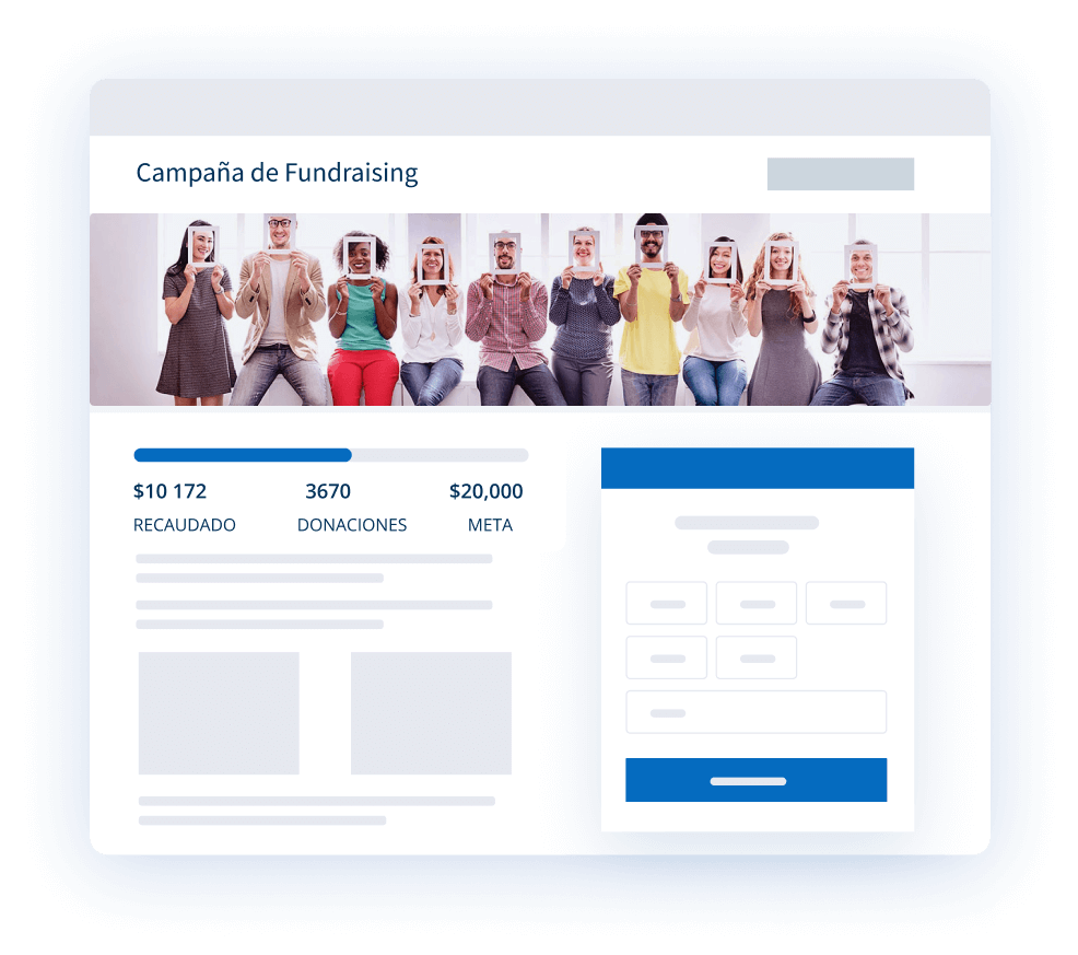 Reduce la deserción de las páginas de recaudación de fondos y recauda dinero